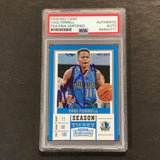 2017-18 Panini Contenders Draft #50 Yogi Ferrell Signed Card AUTO PSA Slabbed Mavericks