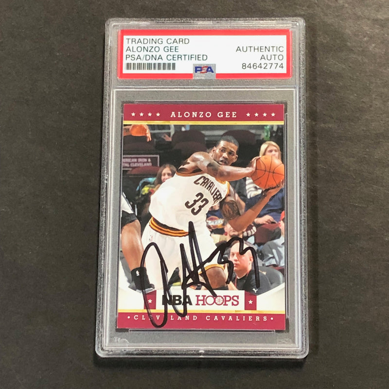 2012-13 Panini Basketball #82 Alonzo Gee Signed Card AUTO PSA Slabbed Cavaliers