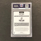 2017-18 NBA Hoops #231 Evan Turner Signed Card AUTO PSA Slabbed Trailblazers