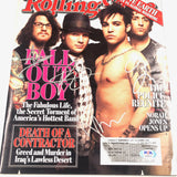 Fall Out Boy Signed Rolling Stones Magazine PSA/DNA Autographed Musician