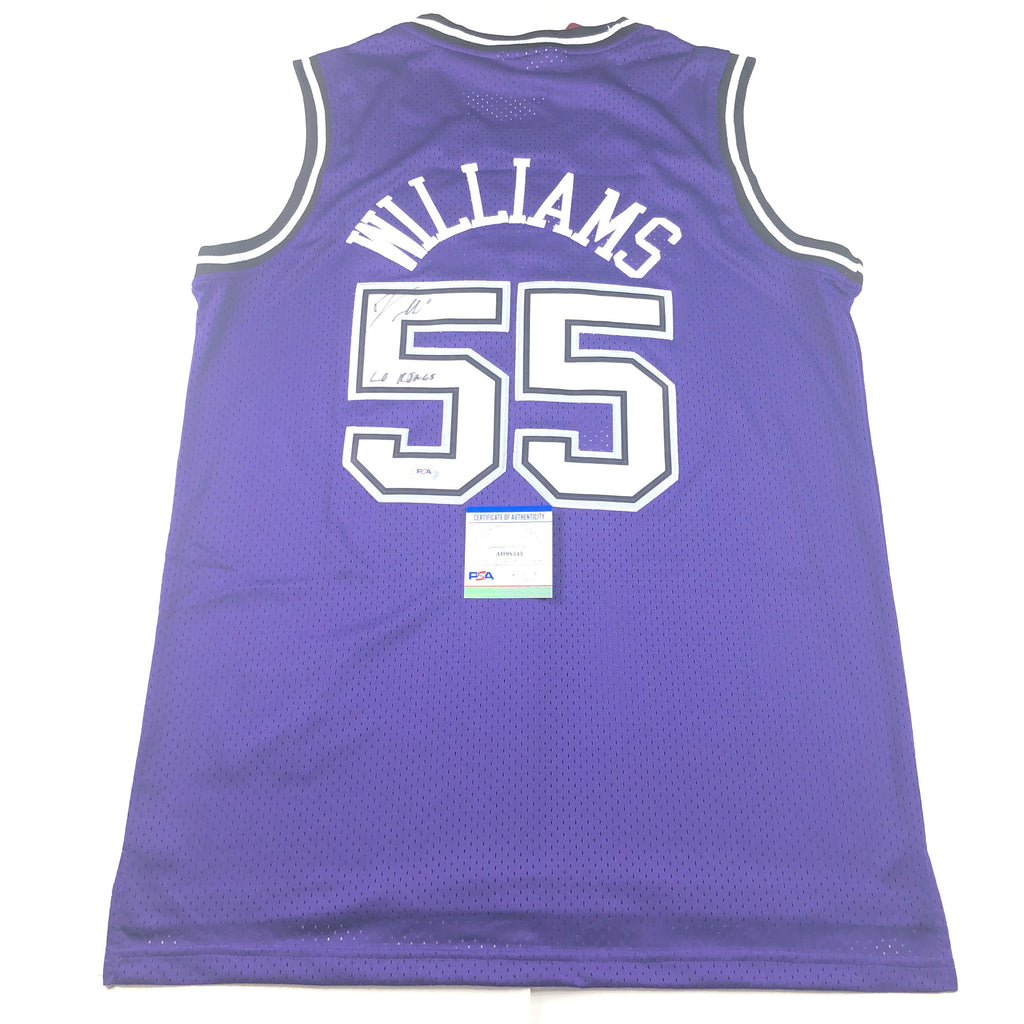 Sacramento Kings Jason Williams Autographed Signed Jersey Psa Coa