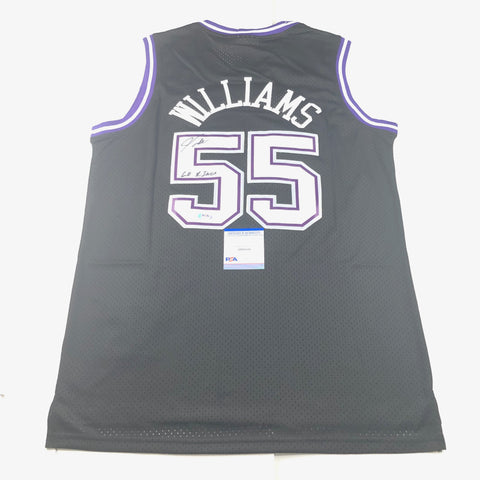 Sacramento Kings Jason Williams Autographed Signed Jersey Psa Coa