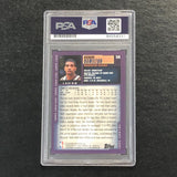 2000 Topps #114 Richard Hamilton Signed Card AUTO PSA Slabbed Wizards
