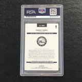 2016-17 NBA Hoops #299 Dario Saric Signed Card AUTO PSA Slabbed RC 76ers