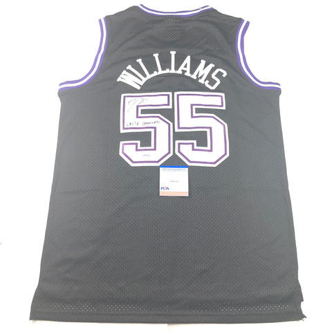 Jason Williams signed jersey PSA/DNA Sacramento Kings Autographed "White Chocolate"