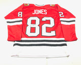 CALEB JONES signed Jersey PSA/DNA Chicago Blackhawks Autographed