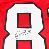 CALEB JONES signed Jersey PSA/DNA Chicago Blackhawks Autographed