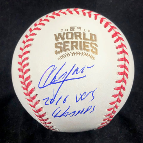 Aroldis Chapman signed 2016 World Series baseball PSA/DNA Chicago Cubs autographed