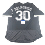 Nicky Delmonico Signed Jersey PSA/DNA Chicago White Sox Autographed