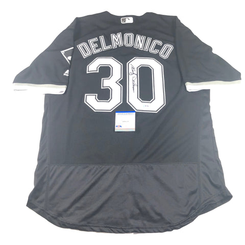 Nicky Delmonico Signed Jersey PSA/DNA Chicago White Sox Autographed