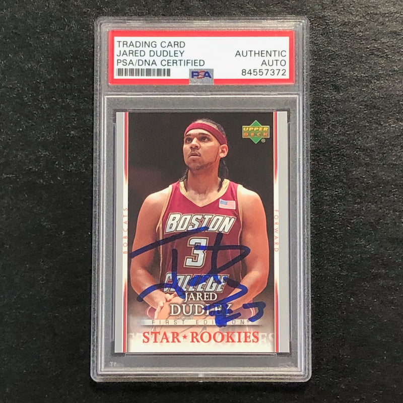 2007-08 Upper Deck First Edition #222 Jared Dudley Signed Card AUTO PSA Slabbed