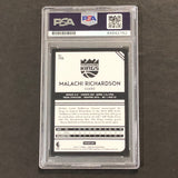 2016-17 Panini Complete #156 Malachi Richardson Signed Card AUTO PSA Slabbed RC Kings
