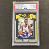 2017 Contenders Draft Picks Game Day #32 Jordan Bell Signed Card AUTO 10 PSA Slabbed Oregon Ducks
