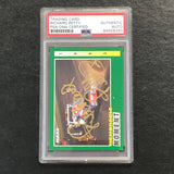 1993 MAXX Memorable Moment #245 Richard Petty Signed Card AUTO PSA Slabbed Nascar