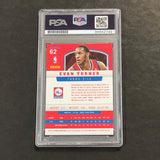2012-13 Panini Basketball #62 Evan Turner Signed Card AUTO PSA Slabbed 76ers