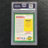 1993 MAXX Memorable Moment #245 Richard Petty Signed Card AUTO PSA Slabbed Nascar