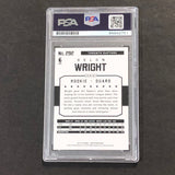 2015-16 NBA Hoops #292 Delon Wright Signed Card AUTO PSA Slabbed RC Raptors