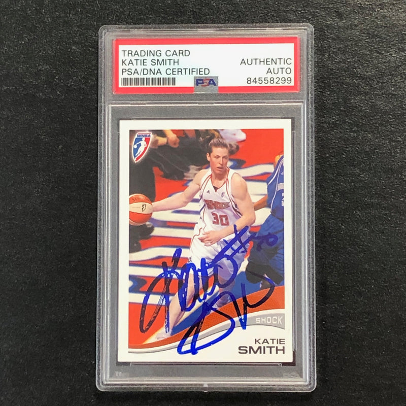 2007 Rittenhouse WNBA #68 Katie Smith Signed Card AUTO PSA Slabbed