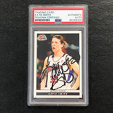 2006 Rittenhouse WNBA #95 Katie Smith Signed Card AUTO PSA Slabbed