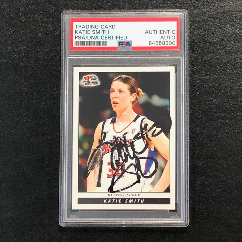 2006 Rittenhouse WNBA #95 Katie Smith Signed Card AUTO PSA Slabbed