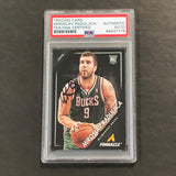 2013-14 Panini Pinnacle #30 Miroslav Raduljica Signed Card AUTO PSA/DNA Slabbed Bucks