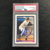 1991 Bowman #358 Robin Ventura Signed Card PSA Slabbed Auto White Sox