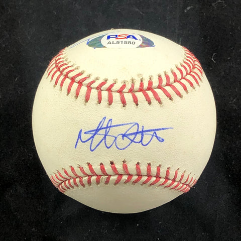 Mat Latos Signed Baseball PSA/DNA Southern Maryland Blue Crabs Autographed