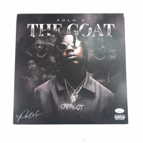 Polo G signed The Goat LP Vinyl JSA Album autographed