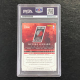 2012-13 Panini Brilliance #284 Meyers Leonard Signed Card AUTO 10 PSA Slabbed Portland Trail Blazers