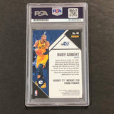 2019-20 NBA Chronicles #40 Rudy Gobert Signed Card AUTO PSA Slabbed Jazz