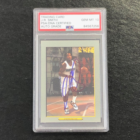 2006-07 Topps Turkey Red #122 J.R. Smith Signed AUTO 10 PSA Slabbed Nuggets
