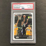 2014-15 NBA HOOPS #208 Boris Diaw Signed Card AUTO PSA Slabbed Spurs