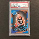 2017-18 Donruss Optic #191 ZACH COLLINS Signed Card AUTO PSA Slabbed RC Blazers
