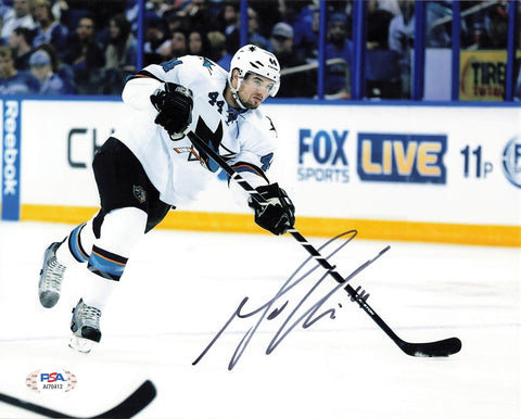 Marc-Edouard Vlasic signed 8x10 photo PSA/DNA San Jose Sharks Autographed