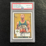 2005-06 Topps 1952 Style #95 Rashard Lewis Signed Card AUTO 10 PSA/DNA Slabbed Sonics