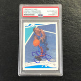 2005-06 Topps #6 Jamal Crawford Signed Card AUTO PSA Slabbed Knicks