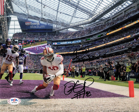 DANTE PETTIS signed 8x10 photo PSA/DNA San Francisco 49ers Autographed