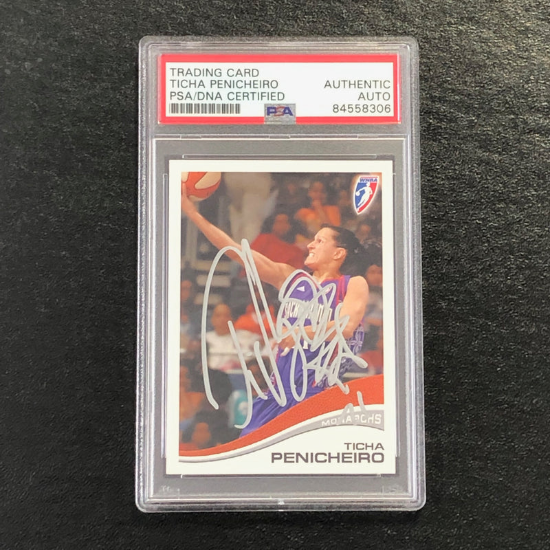 2007 Rittenhouse WNBA #87 Ticha Penicheiro Signed Card AUTO PSA/DNA Slabbed Monarchs