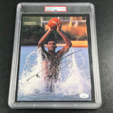 Tim Duncan signed Magazine Page PSA Encapsulated Auto San Antonio Spurs