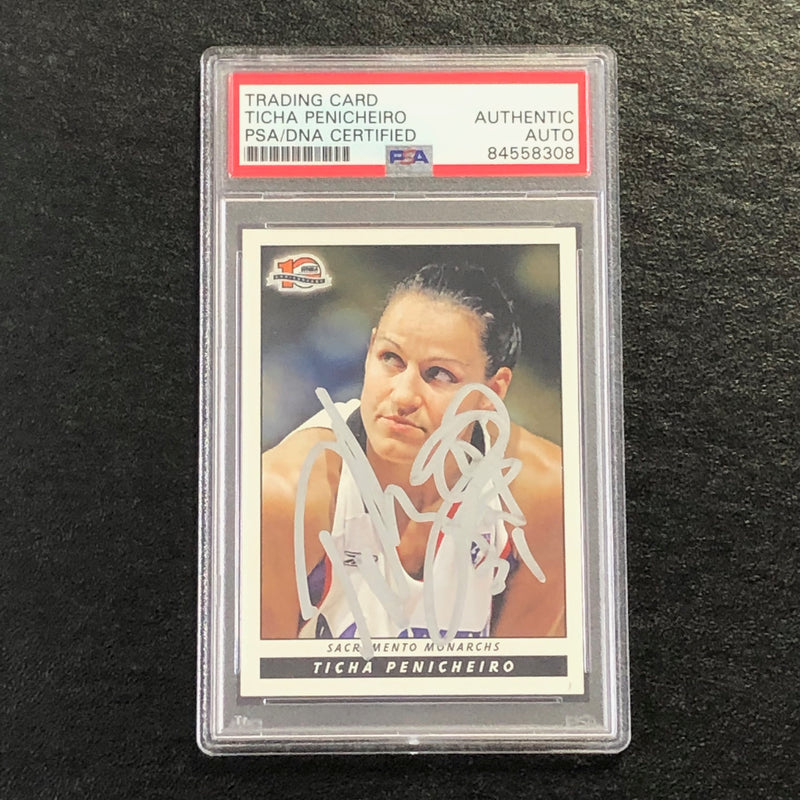 2006 Rittenhouse WNBA #68 Ticha Penicheiro Signed Card AUTO PSA/DNA Slabbed Monarchs