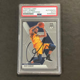 2019-20 Panini Mosaic #23 Rudy Gobert Signed Card AUTO PSA Slabbed Jazz
