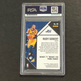 2019-20 NBA Chronicles #40 Rudy Gobert Signed Card AUTO PSA Slabbed Jazz