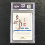 2014-15 Panini Excalibur #48 Reggie Jackson Signed Card Auto 10 PSA/DNA Slabbed Pistons