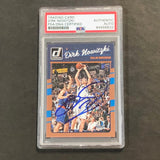 2016 Donruss #77 Dirk Nowitzki Signed AUTO Card PSA/DNA Slabbed Autographed Mavericks