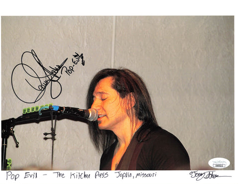 Dave Grahs signed 8.5x11 photo JSA Autographed Pop Evil