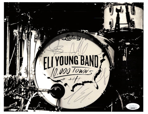 Eli Young Band signed 8.5x11 photo JSA Autographed