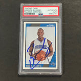 2016-17 NBA Hoops #114 Bismack Biyombo Signed Card AUTO PSA Slabbed Magic