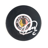 DOMINIK KUBALIK signed Hockey Puck PSA/DNA Chicago Blackhawks Autographed