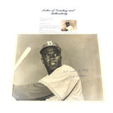 Jackie Robinson Signed 11x14 photo PSA/DNA Brooklyn Dodgers Auto 8 LOA