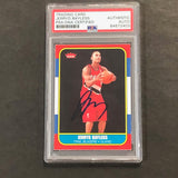2008-09 NBA Fleer #BBR-172 Jerryd Bayless Signed Card AUTO PSA Slabbed Trail Blazers